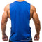 IMG 112 of Fitness Tank Top Men Solid Colored Sporty Splitted Loose Vest T-Shirt Cotton Tank Top