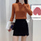 IMG 118 of Sweater Women Half-Height Collar Silver Knitted Undershirt Elegant Lazy Pullover Outerwear