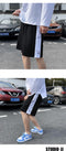 IMG 106 of Summer Trendy Mesh Silk Casual Shorts Men Straight Loose Breathable Basketball Sporty knee length Shorts