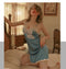 IMG 135 of Sexy Pajamas Women Replica Strap Pyjamas Loungewear Three-Piece Sets Sleepwear