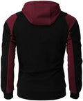 IMG 112 of Color-Matching Slim Look Hooded Sweatshirt Trendy Long Sleeved Sporty Outerwear