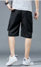 IMG 111 of Cargo Shorts Men Summer Loose Casual Pants ins Korean Trendy Hip-Hop Pocket knee length Shorts