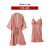 Pajamas Women Sexy Five-Piece Silk Padded Strap Pyjamas Loungewear Sleepwear