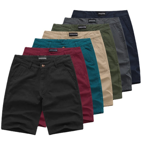 Img 5 - Men Summer Cotton Loose Plus Size Outdoor Casual Shorts Trendy Breathable knee length Beach