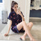 Summer INS Short Replica Women Pajamas Outdoor Silk Pants Sets Sweet Look Cardigan Loungewear Sleepwear