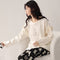 Cotton Pajamas Women Sweet Look Adorable Minimalist Long Sleeved Round-Neck Loungewear Cozy Plus Size Warm Sets Sleepwear