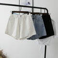 IMG 105 of Denim Shorts Summer Korean Women High Waist Hot Pants Shorts