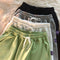 Img 2 - White Drawstring Loose Casual Gym Shorts Men Korean Trendy Summer Bermuda Women Outdoor Bermuda Shorts