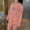 IMG 127 of Pajamas Women Adorable Cartoon Long Sleeved Loose Thin Loungewear Two-Piece Sets Outdoor Sleepwear