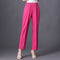 Img 9 - Harem Pants Women Loose White Slim Look Casual Cotton Blend Ankle-Length Carrot