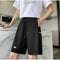 IMG 123 of Ice Silk Shorts Women Summer Loose High Waist Slim Look Pants Outdoor insBermuda Shorts