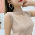 Img 1 - Knitted Camisole Women Summer Loose Outdoor Sleeveless Undershirt Popular Suits Under insTops