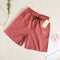 Img 2 - Summer Women Cotton Blend Loose Casual Pants Plus Size Shorts