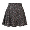 Img 6 - Women Europe Floral Mid-Length High Waist Invisble Zipper Chiffon Printed Short Skirt