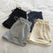 IMG 112 of Running Shorts Women Korean Loose Casual Student Wide Leg Alphabets Embroidery Home Yoga Hot Pants Sleepwear