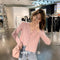 Long Sleeved Thin Matching Knitted Cardigan Women All-Matching V-Neck Elegant Short Tops Sweater Outerwear