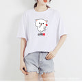 Img 2 - Korean Round-Neck Loose Short Sleeve T-Shirt Women Slim-Look Tops INS T-Shirt