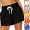 Img 1 - Women Europe Trendy High Waist Casual Straight Drawstring Shorts