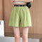 Img 3 - Shorts Women Cotton Summer Loose Pants Slim Look Elastic Waist Casual Outdoor