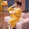 Cotton Pajamas Women Pyjamas Sleeve Length Adorable Doll Collar Princess Loose Plus Size Sleepwear