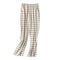 Img 5 - Pajamas Pants Women Long Cotton Outdoor Japanese Chequered Loose Plus Size Single Piece Home