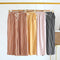 Img 2 - Pajamas Pants Women Thin Cotton Wide-legged Ankle-Length Outdoor Casual Loose Plus Size Summer Home