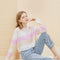 See Through Sweater Women Thin Loose Short Tops Japanese Demure Outerwear