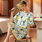 Korean Pyjamas Women Summer Cotton Pajamas Adorable Cartoon Thin Pregnant Woman Loungewear Sleepwear