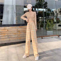 Korean Women Summer Plus Size Ant Casual Pajamas Pants Fresh Looking Thin Printed Long Adorable Student Loose Home Pants