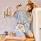 Cotton Pajamas Women Summer Short Sleeve Two-Piece Sets Cartoon Outdoor Casual Student Loungewear Sleepwear