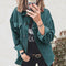 IMG 125 of Europe Women Jacket Single-Breasted Casual Shirt Outerwear