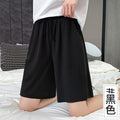Img 7 - Ice Silk Shorts Women Outdoor Summer High Waist Straight Loose Wide Leg Bermuda Thin Drape Plus Size Casual Pants