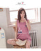 Img 8 - Summer Knitted Cotton Women Tank Top Shorts Pajamas Sets Adorable Home Loungewear