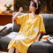 Pyjamas Women Summer Short Sleeve Cotton Dress Thin Pajamas Loose Plus Size Pregnant Woman Sleepwear