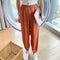 IMG 143 of Summer Jelly Pants Women Loose Harem Jogger Casual Island High Waist Slim Look Korean ins Pants