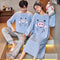 Img 4 - Couple Pajamas Cotton Long Sleeved Thin Men Cartoon Sets Women Korean Loungewear