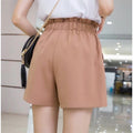 Img 3 - Thailand High Waist Shorts Women Loose Summer Korean Pants Plus Size Wide Leg Drawstring Cargo