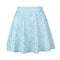 Img 9 - Women Europe Floral Mid-Length High Waist Invisble Zipper Chiffon Printed Short Skirt