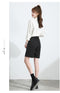 IMG 118 of Suits Shorts Women Summer Loose Casual High Waist A-Line Drape Suit Pants Wide Leg Thin Straight Bermuda Shorts