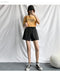 Img 9 - Thailand Casual Suits Shorts Women Korean Loose Summer High Waist A-Line Wide Leg Pants