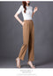 IMG 122 of Harem Pants Women Loose White Slim Look Casual Cotton Blend Ankle-Length Carrot Pants