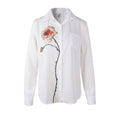 Img 6 - Korean Plus Size Loose Cotton Blend Women Line Tops Length Shirt Blouse