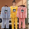 Pajamas Women Cotton Long Sleeved Casual Two-Piece Sets Plus Size Loungewear Sleepwear