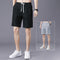 Img 1 - Summer Thin Men Straight Cargo Pants Korean Trendy Beach Loose Casual Sporty Bermuda Shorts Bermuda Shorts