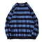 Thin Sweatshirt Long Sleeved T-Shirt Trendy Striped Tops Southeast Asia Matching Outerwear