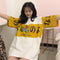 IMG 112 of Korean Plus Size Short Sleeve T-Shirt Women Girlfriends Summer Harajuku bfLoose Student Large Couple Tops T-Shirt