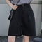 Img 1 - Suits Shorts Women Summer Thin High Waist Loose Wide Leg Straight A-Line Casual Pants Bermuda