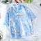 Summer ins Korean Shirt Street Style High bf Vintage Loose Dye Long Sleeved Men Outerwear