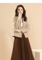 IMG 113 of Elegant Long Sleeved Uniform Suit Solid Colored Slim Look Blazer Women Outerwear