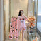 Hot sale in Southeast AsiaPopular Pajamas Women Summer Three-Piece Short Loungewear Sleepwear